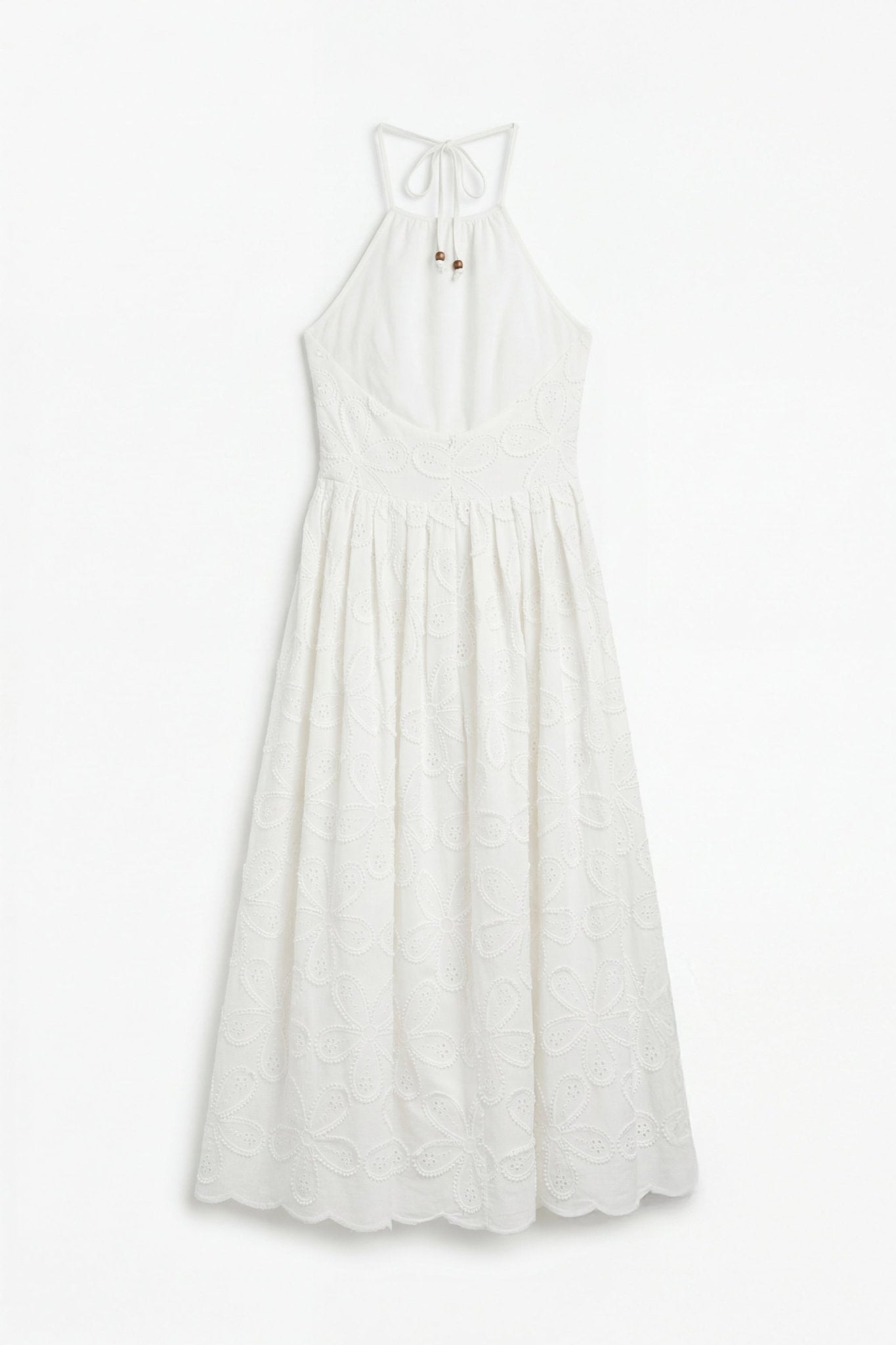 Vestido em sangallo com motivo floral LUMINA - lavishiochicvestidolumina