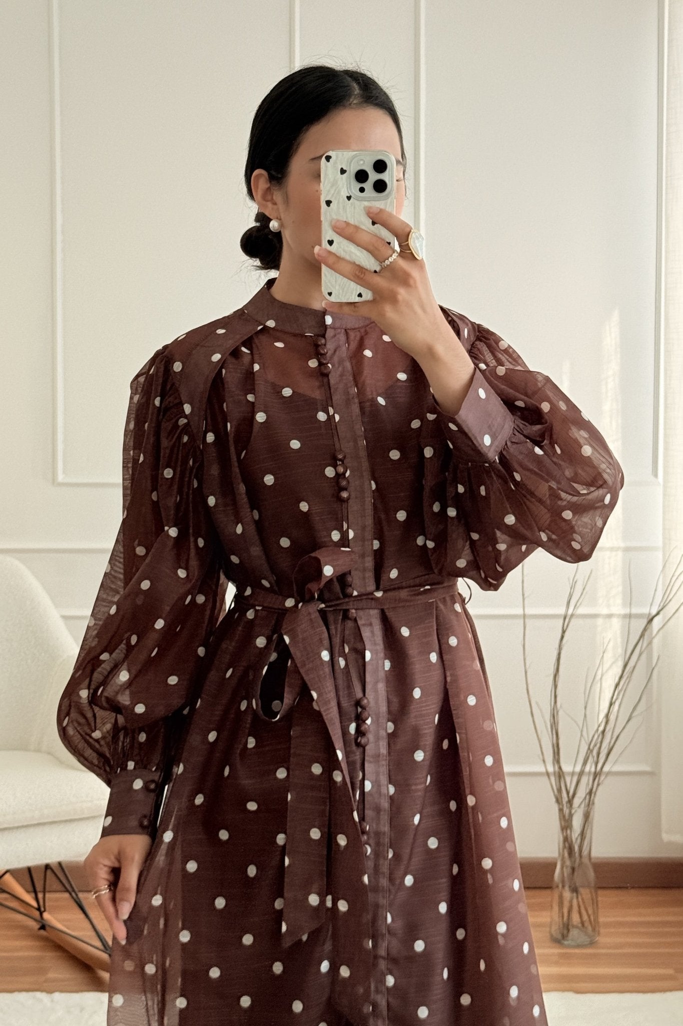 Vestido estampa de bolinhas MOCHY - lavishiochicvestidoMochy