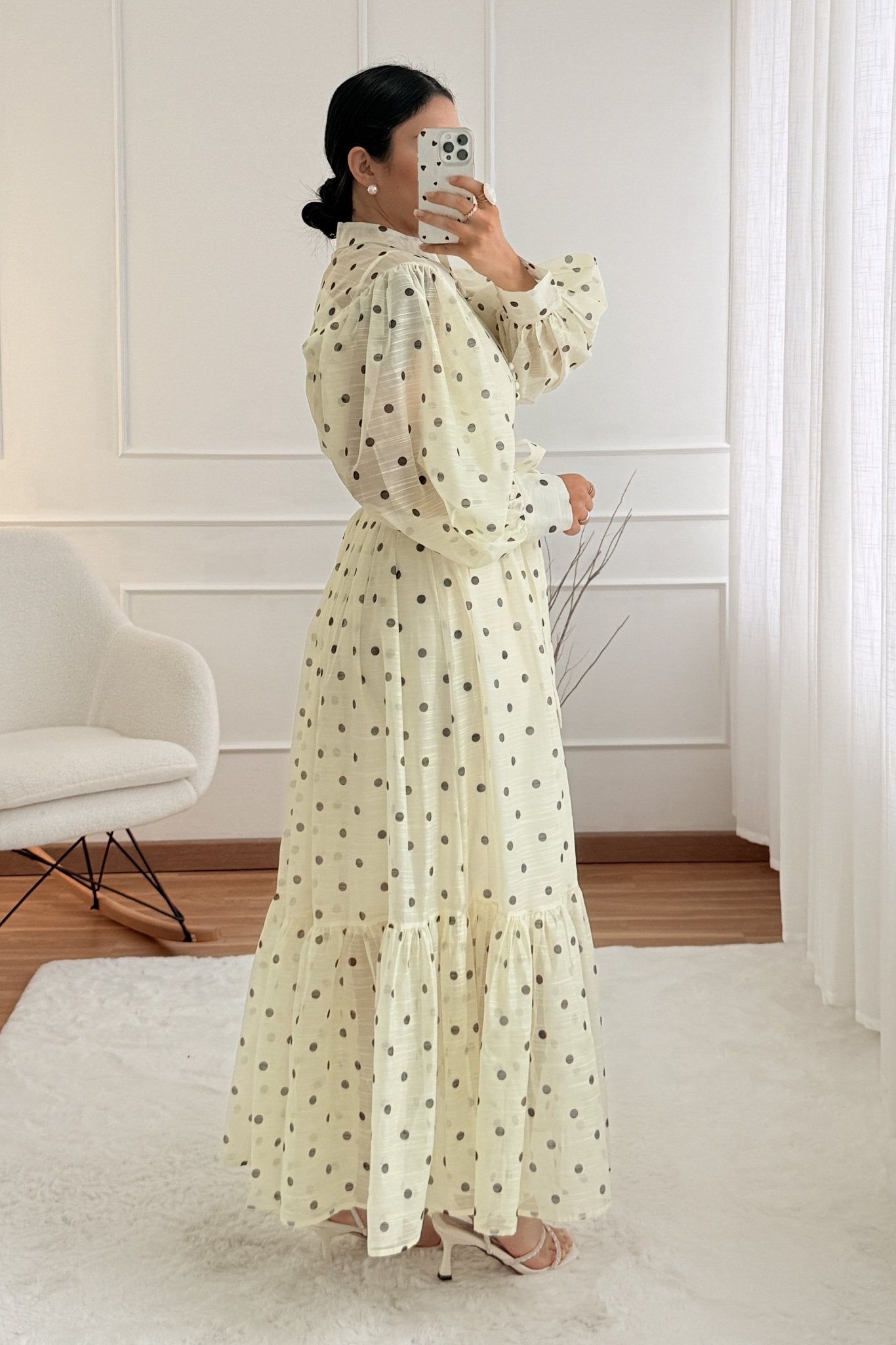 Vestido estampa de bolinhas MOCHY - lavishiochicvestidoMochy