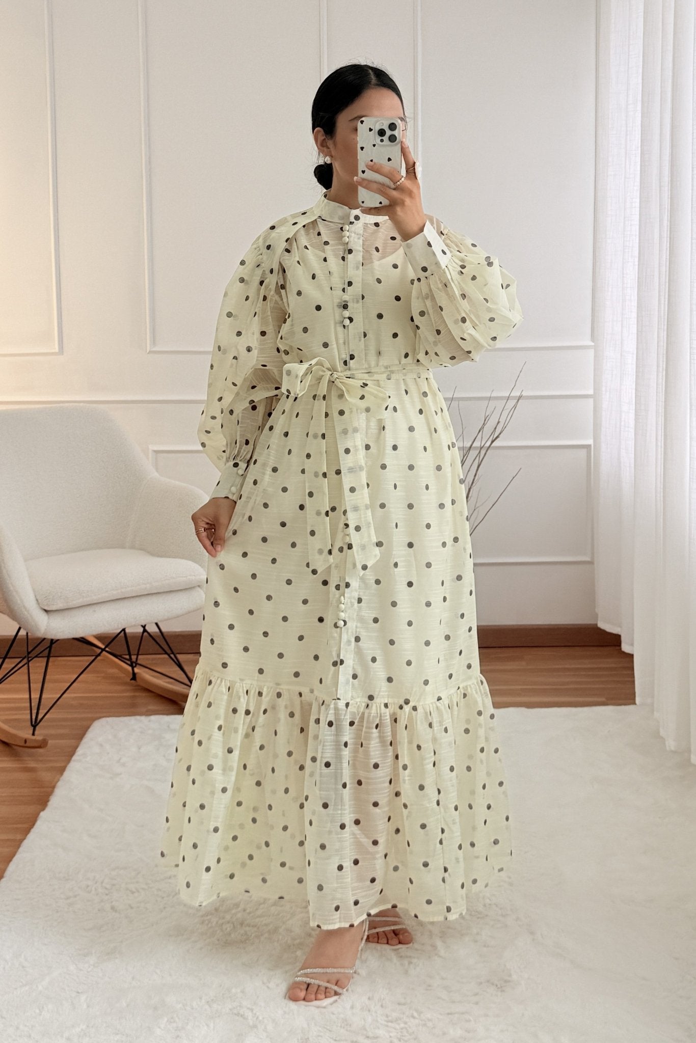 Vestido estampa de bolinhas MOCHY - lavishiochicvestidoMochy