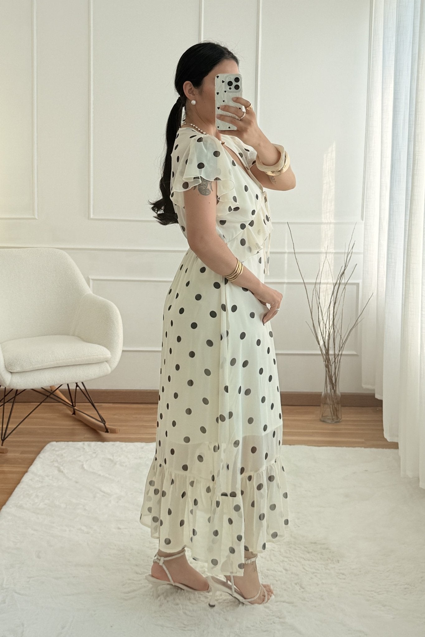 Vestido estampado bolas DROLE DE COPINE - lavishiochicvestidoDrole de copine Paris