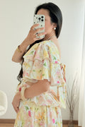 Vestido floral com babados - lavishiochicvestidolavishiochic