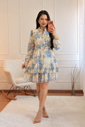 Vestido Floral com camadas - lavishiochicvestidolavishiochic
