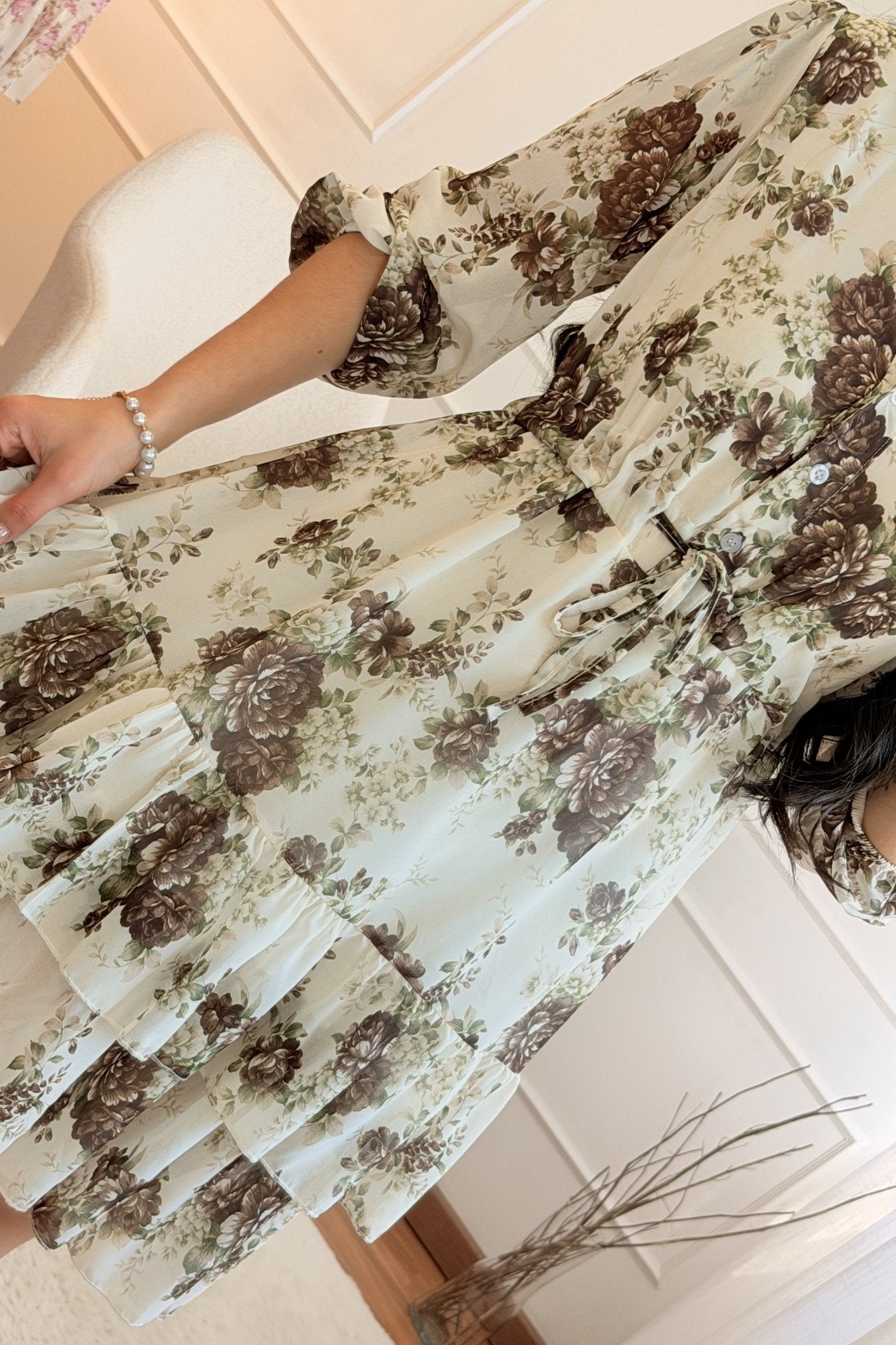 Vestido Floral com camadas - lavishiochicvestidolavishiochic
