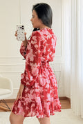 Vestido floral decote em V 2.0 - lavishiochicvestidolavishiochic