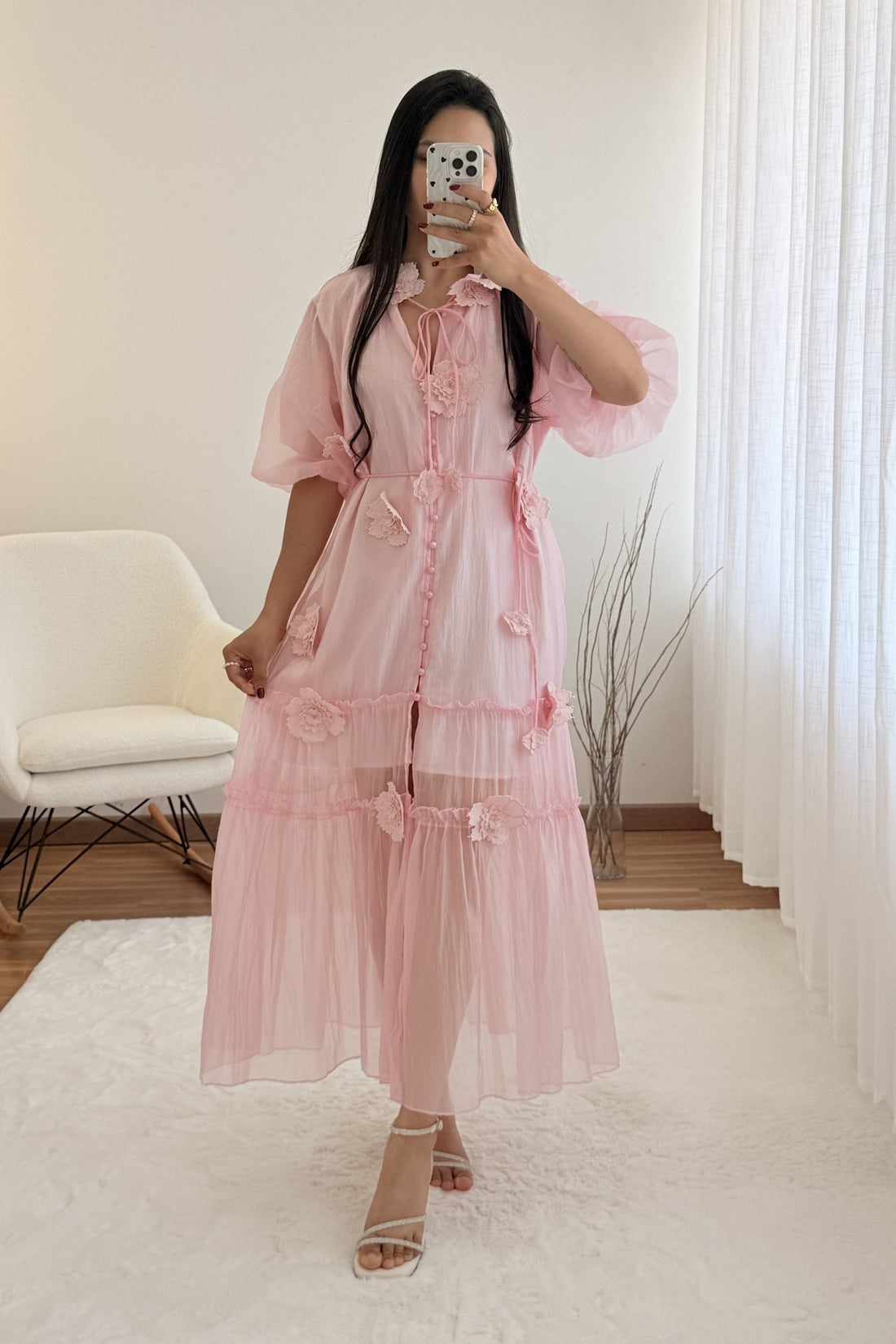 Vestido Flores FLAMMODE - lavishiochicvestidoFlammode