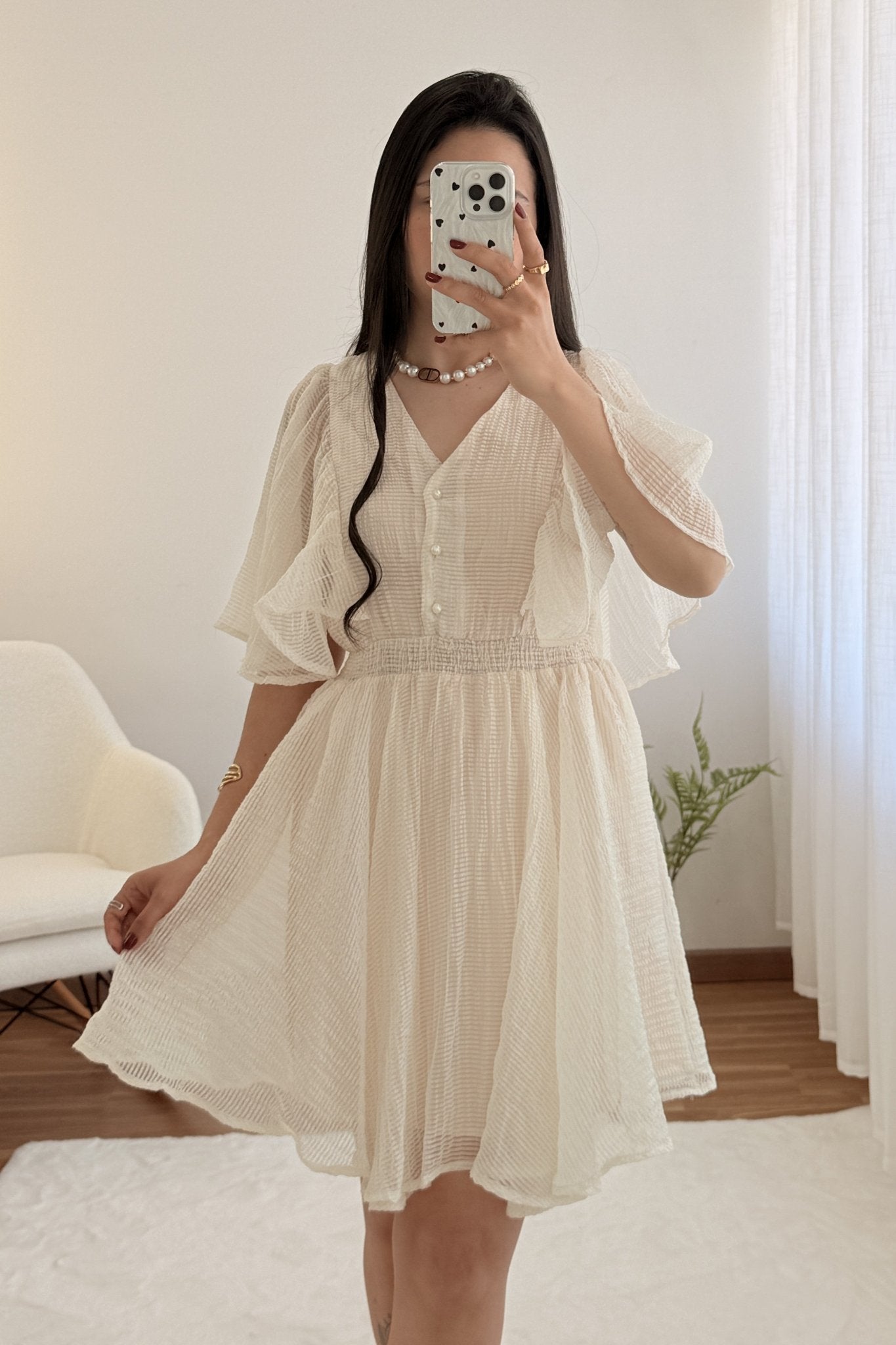 Vestido fluida ELLI WHITE - lavishiochicvestidoELLI WHITE