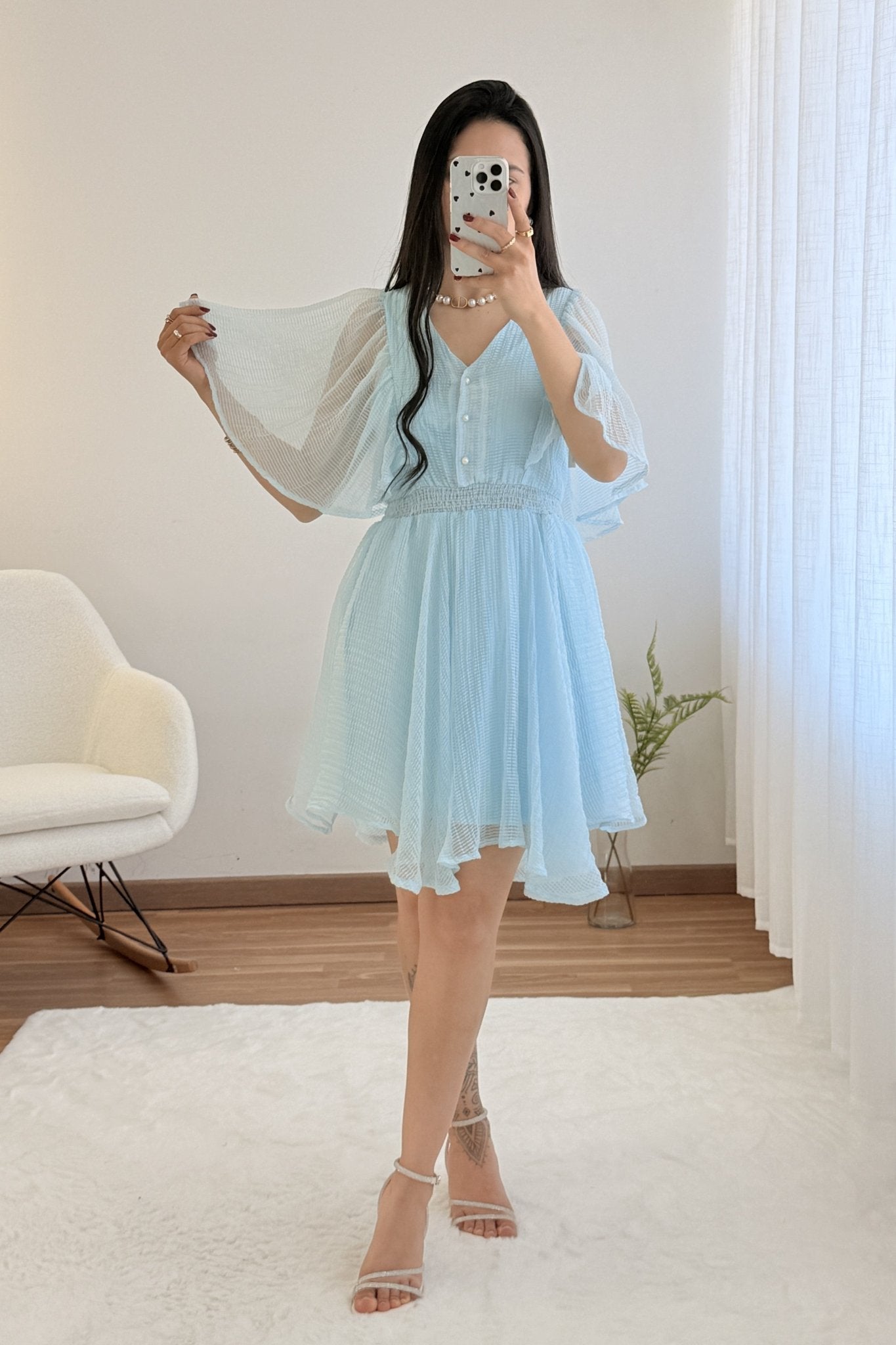 Vestido fluida ELLI WHITE - lavishiochicvestidoELLI WHITE