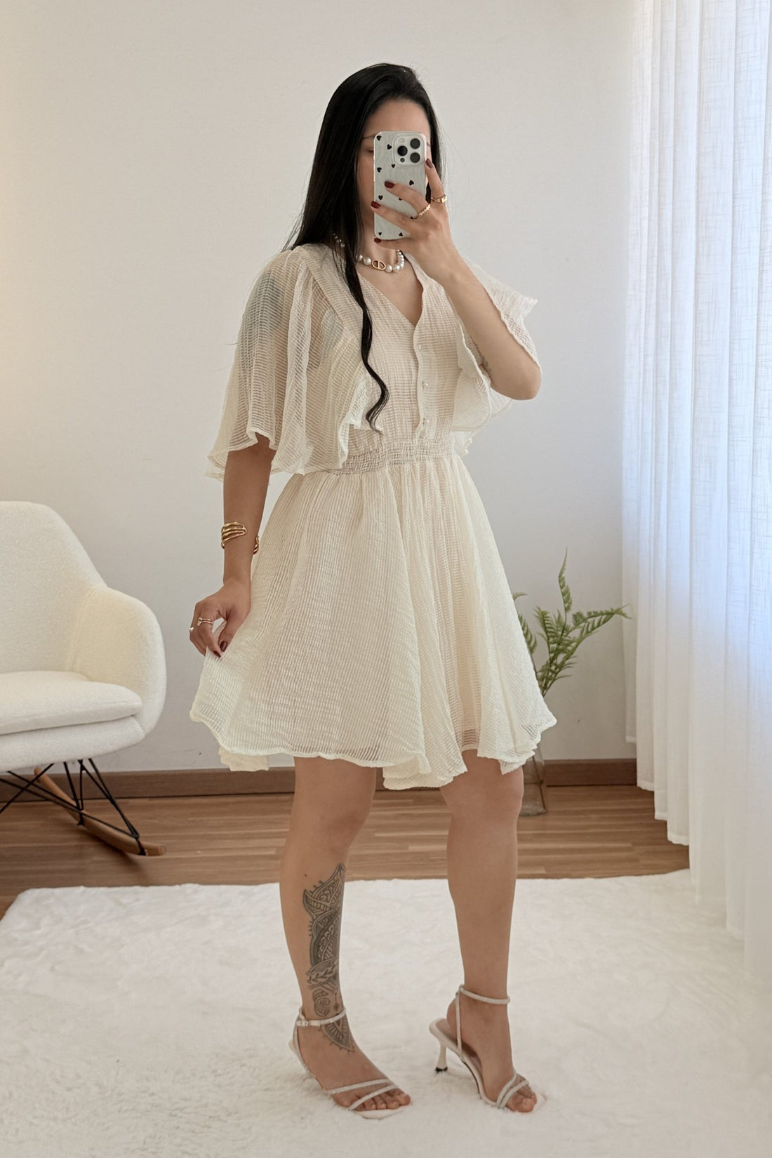 Vestido fluida ELLI WHITE - lavishiochicvestidoELLI WHITE