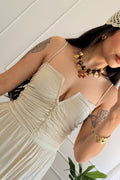 Vestido fluido com amarração nas costas - lavishiochicvestidolavishiochic