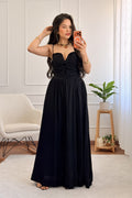 Vestido fluido com amarração nas costas - lavishiochicvestidolavishiochic