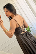 Vestido fluido com amarração nas costas - lavishiochicvestidolavishiochic