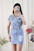 Vestido gola vira AZAKA - lavishiochicvestidoAZAKA