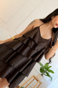 Vestido halter em camadas - lavishiochicvestidolavishiochic