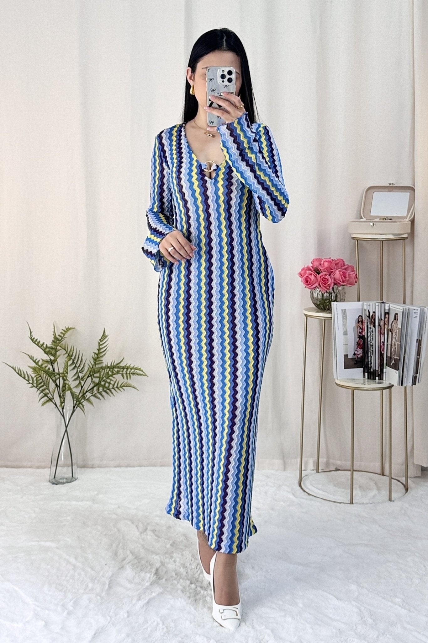 Vestido justo malha - lavishiochicvestidolavishiochic