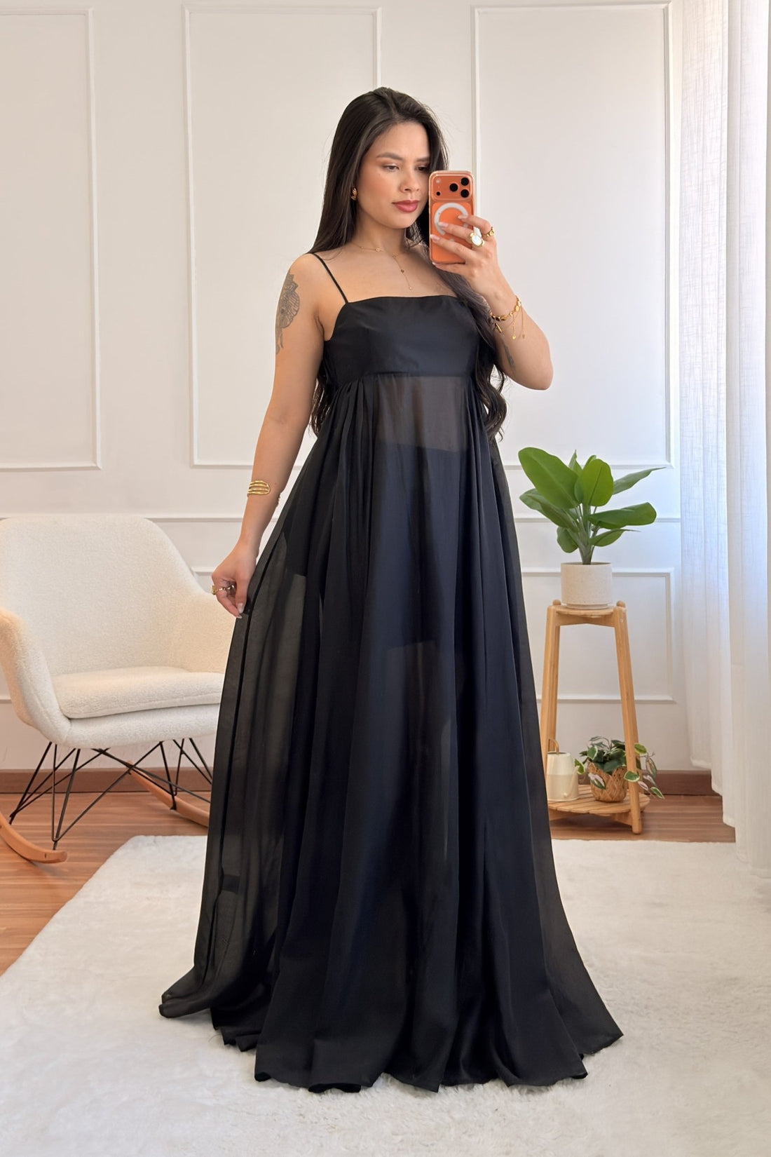 Vestido leve misto lyocell LUMINA - lavishiochicvestidolumina