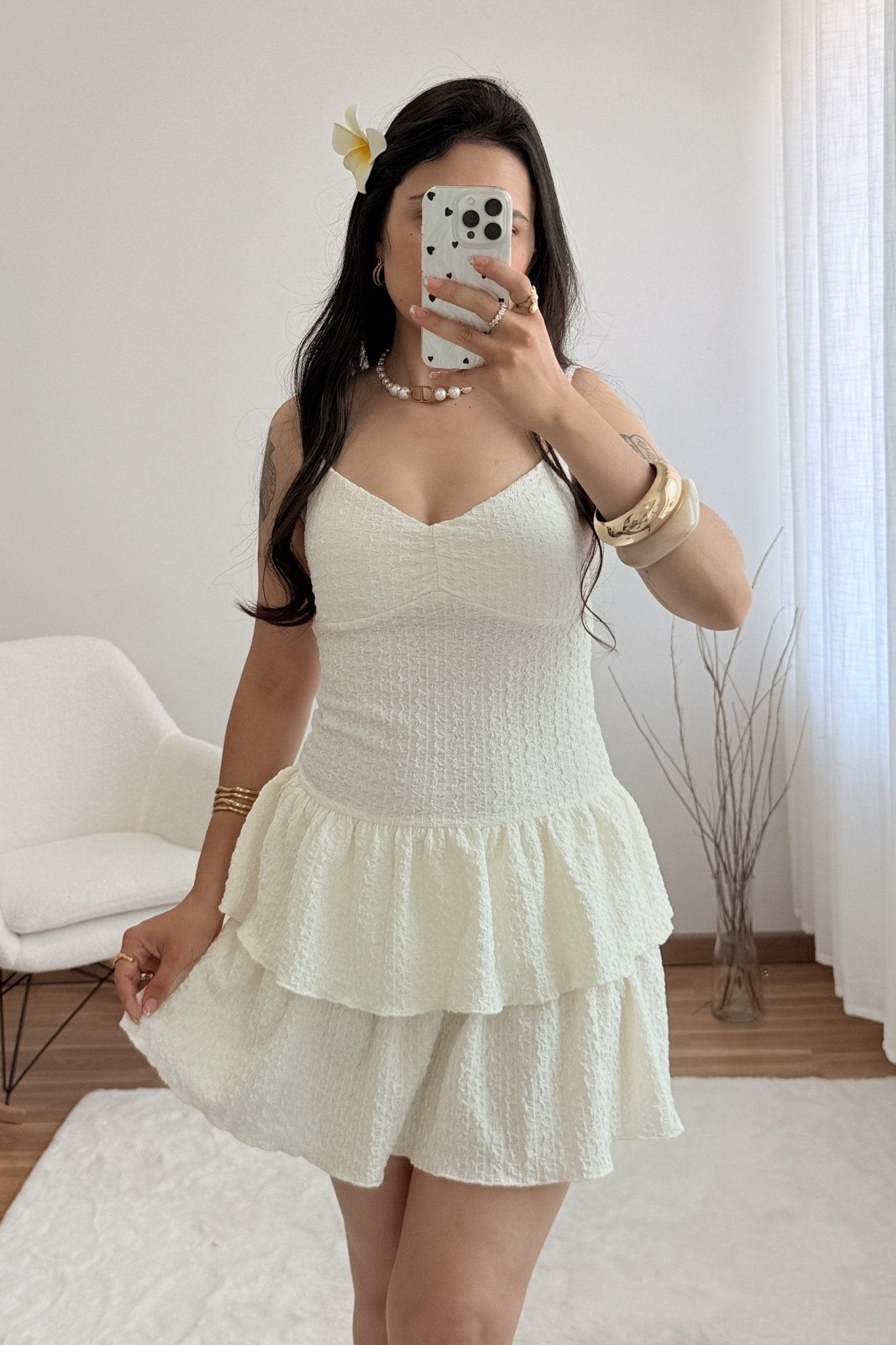 Vestido leve romântico DROLE DE COPINE - lavishiochicvestidoDrole de copine Paris