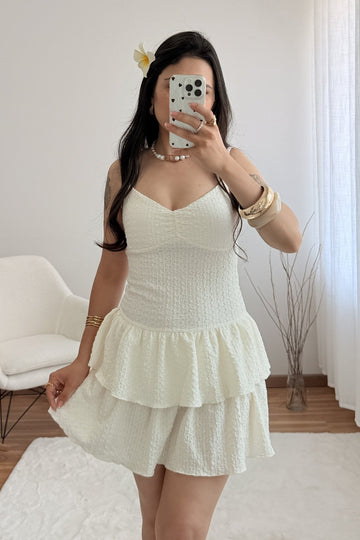 Vestido leve romântico DROLE DE COPINE - lavishiochicvestidoDrole de copine Paris