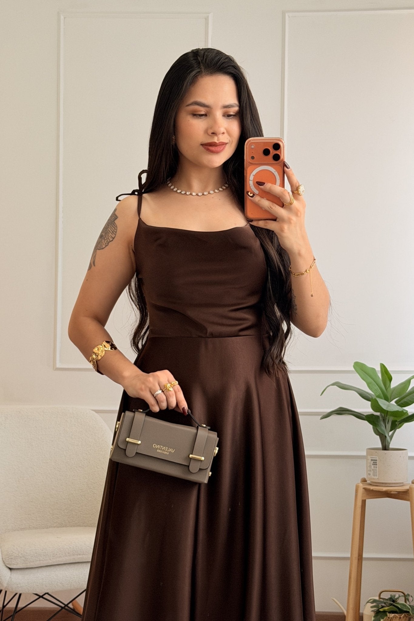 Vestido Longo Acetinado - lavishiochicvestidolavishiochic