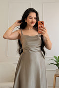 Vestido Longo Acetinado - lavishiochicvestidolavishiochic