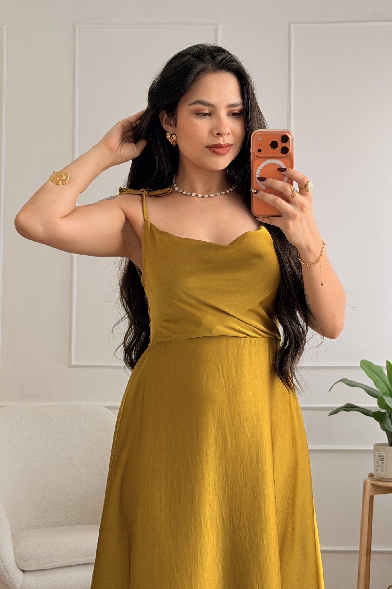 Vestido Longo Acetinado - lavishiochicvestidolavishiochic