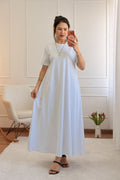 Vestido longo com bolsos laterais LUMINA - lavishiochicvestidolumina