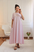Vestido longo com bolsos laterais LUMINA - lavishiochicvestidolumina