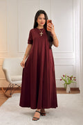 Vestido longo com bolsos laterais LUMINA - lavishiochicvestidolumina