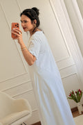 Vestido longo com bolsos laterais LUMINA - lavishiochicvestidolumina