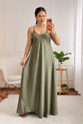 Vestido longo de alças - lavishiochicvestidolavishiochic