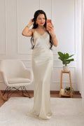 Vestido longo em cetim fluido LUMINA - lavishiochicvestidolumina