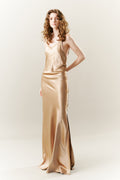 Vestido longo em cetim fluido LUMINA - lavishiochicvestidolumina