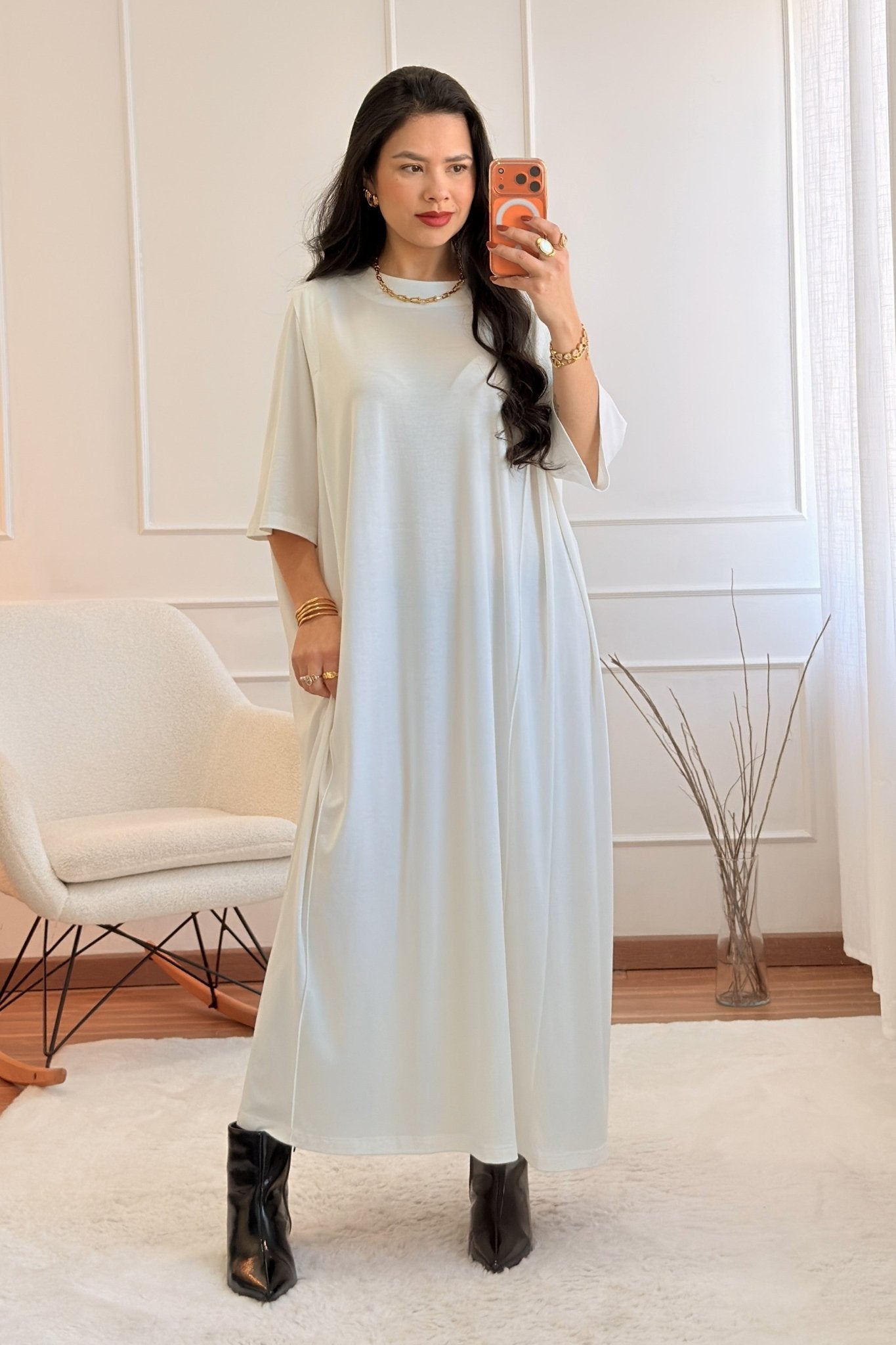 Vestido longo LUMINA - lavishiochicvestidolumina