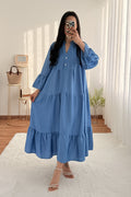 Vestido manga comprida - lavishiochicvestidolavishiochic