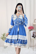 Vestido mangas flare - lavishiochicvestidolavishiochic