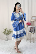 Vestido mangas flare - lavishiochicvestidolavishiochic