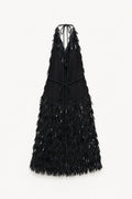 Vestido mini em tule com franjas e lantejoulas LUMINA - lavishiochicvestidolumina