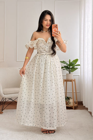 Vestido modelo princesa FLAMMODE - lavishiochicvestidoFlammode