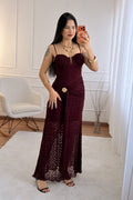 Vestido renda com detalhe de torção - lavishiochicvestidolavishiochic
