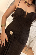 Vestido renda com detalhe de torção - lavishiochicvestidolavishiochic