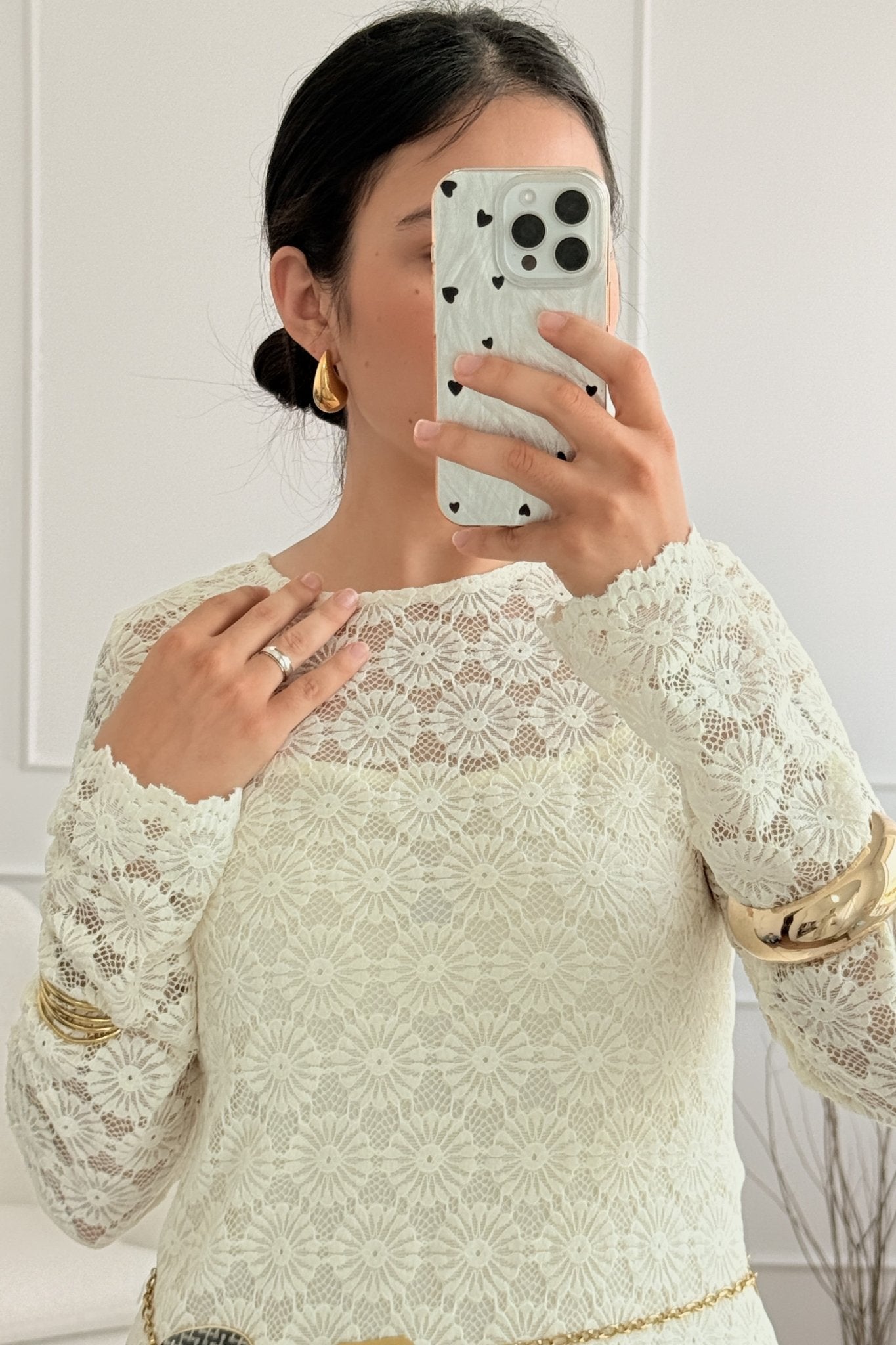 Vestido renda elegante ELLI WHITE - lavishiochicvestidoELLI WHITE