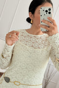 Vestido renda elegante ELLI WHITE - lavishiochicvestidoELLI WHITE