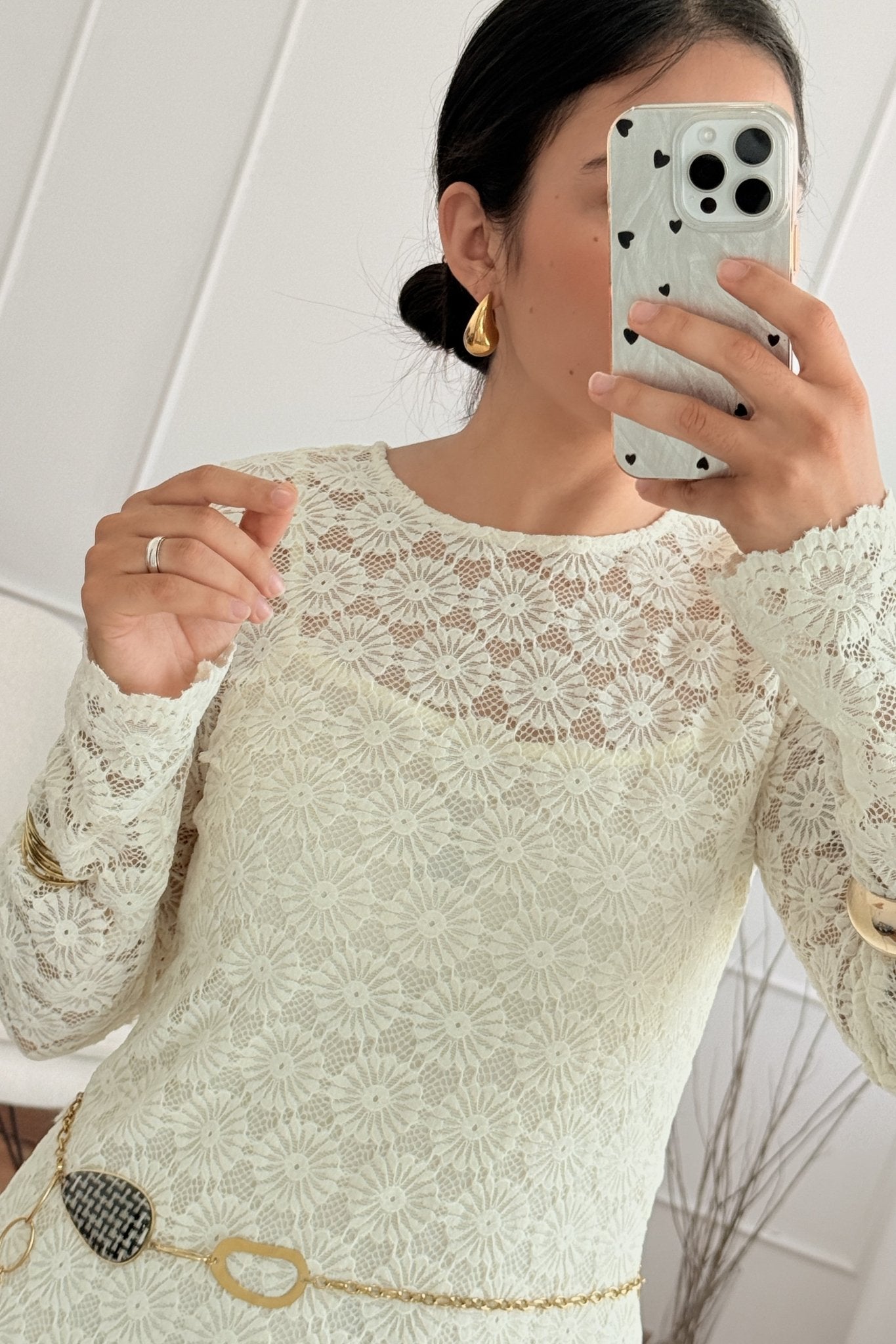 Vestido renda elegante ELLI WHITE - lavishiochicvestidoELLI WHITE