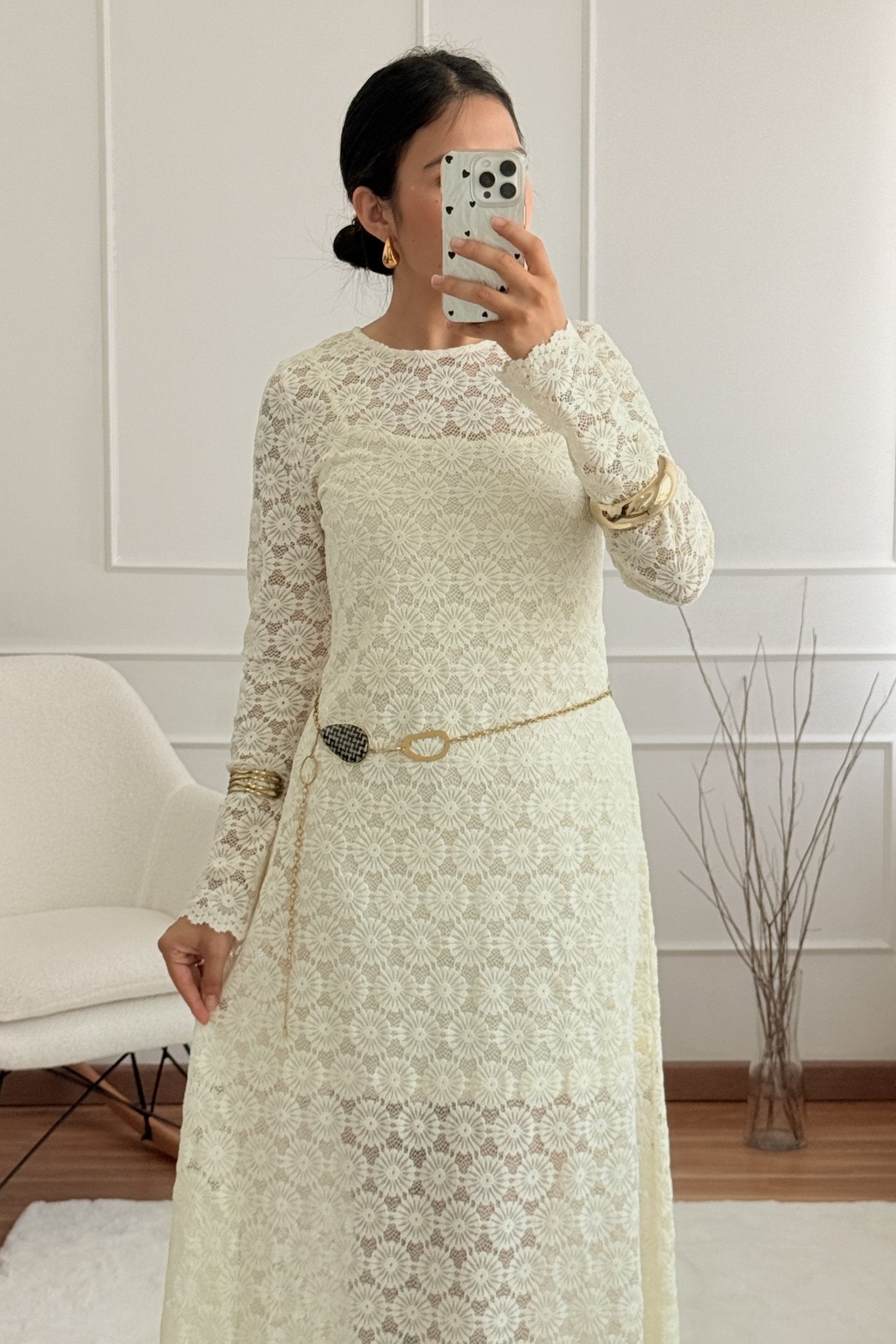 Vestido renda elegante ELLI WHITE - lavishiochicvestidoELLI WHITE