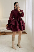 Vestido seda camadas - lavishiochicvestidolavishiochic