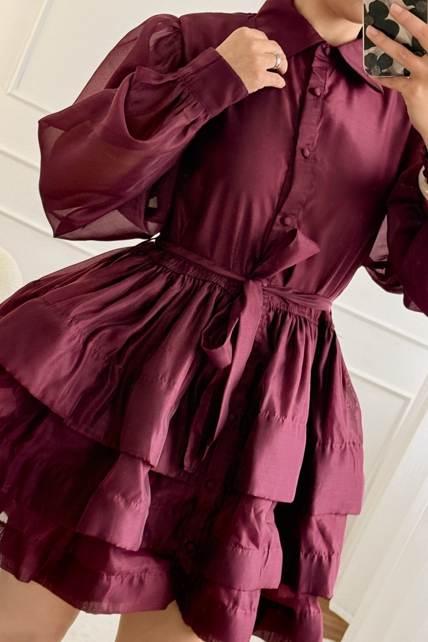 Vestido seda camadas - lavishiochicvestidolavishiochic