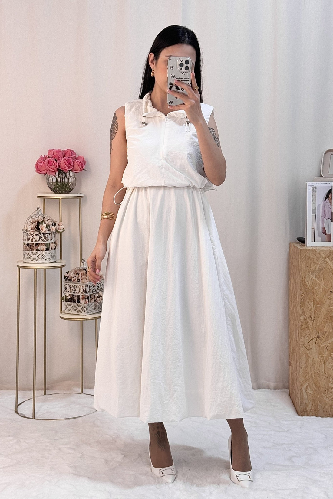 Vestido sem mangas - lavishiochicvestidolavishiochic