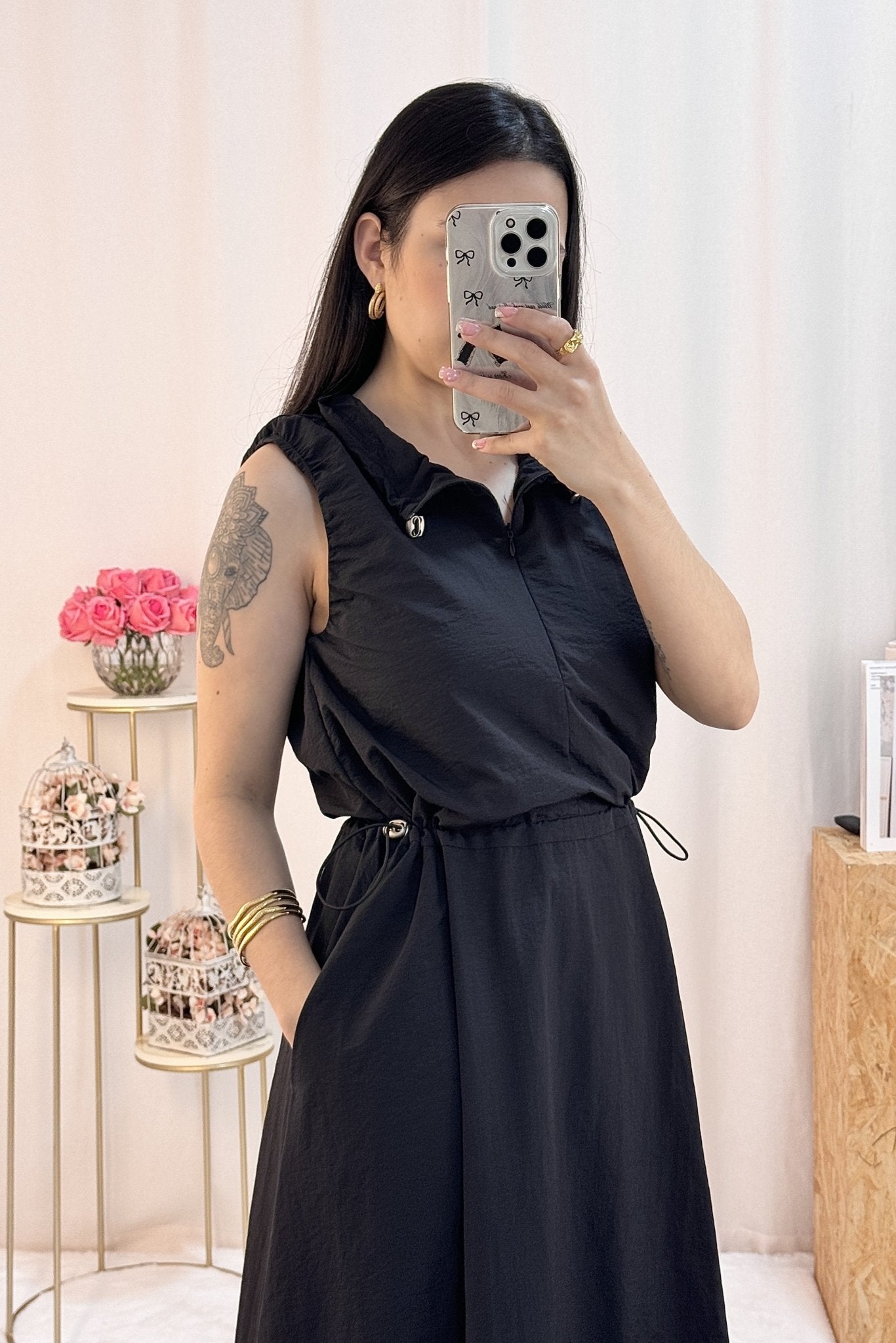 Vestido sem mangas - lavishiochicvestidolavishiochic