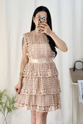 Vestido tecido vazado - lavishiochicvestidolavishiochic