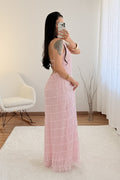 Vestido textura plissada FLAMMODE - lavishiochicvestidoFlammode